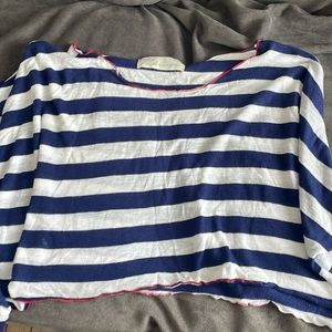 Crop top white and white from Vintage Havana. Size Small.